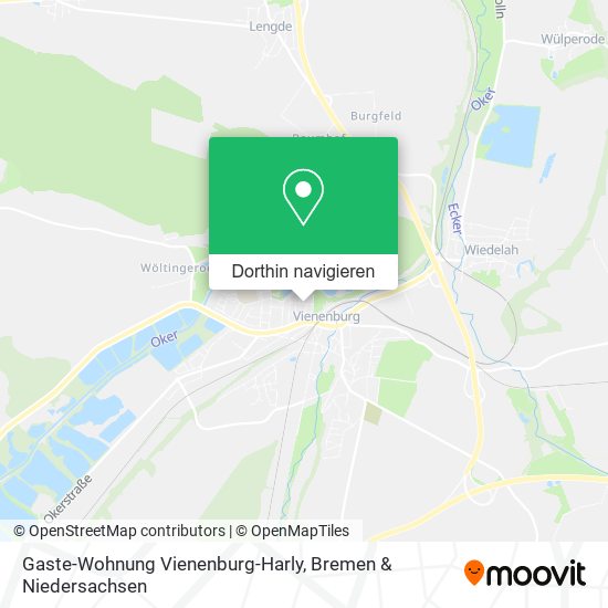 Gaste-Wohnung Vienenburg-Harly Karte