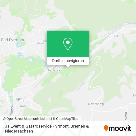Js Event & Gastroservice Pyrmont Karte