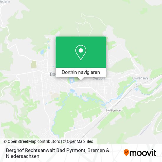 Berghof Rechtsanwalt Bad Pyrmont Karte