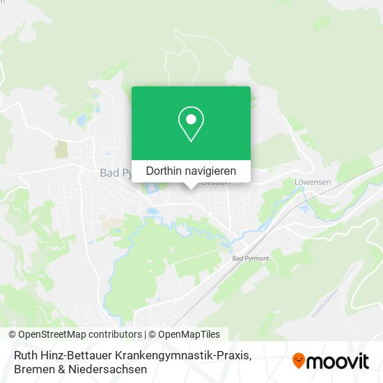 Ruth Hinz-Bettauer Krankengymnastik-Praxis Karte