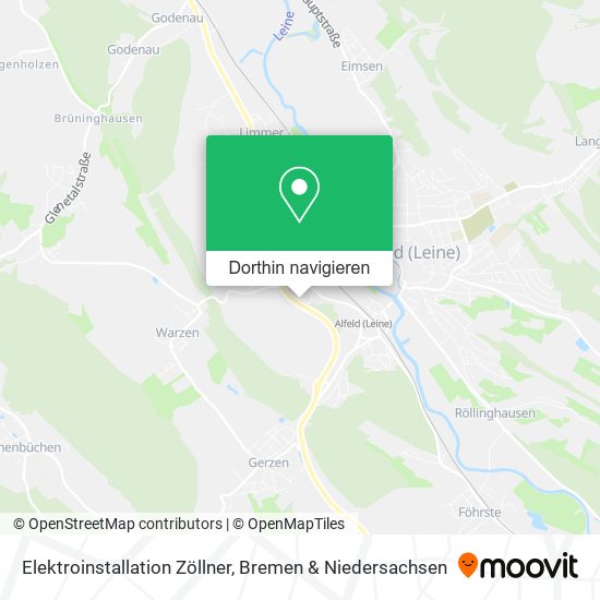 Elektroinstallation Zöllner Karte