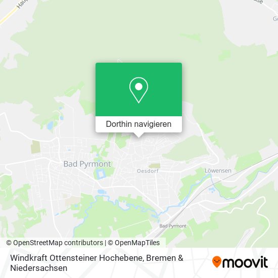 Windkraft Ottensteiner Hochebene Karte