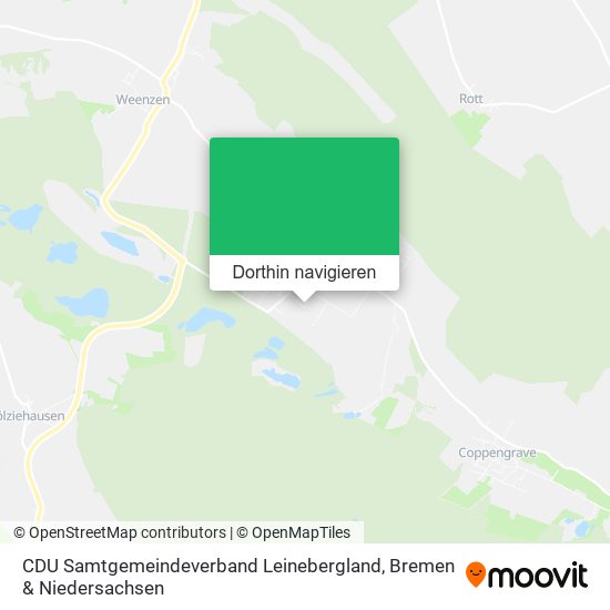 CDU Samtgemeindeverband Leinebergland Karte