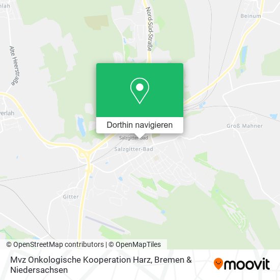 Mvz Onkologische Kooperation Harz Karte