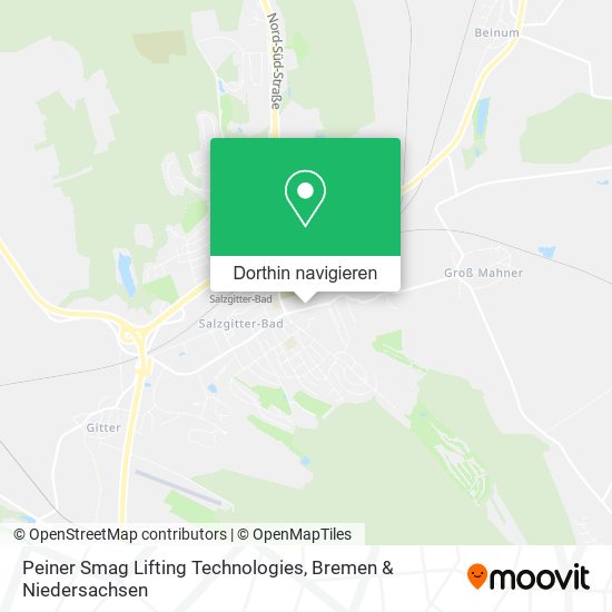 Peiner Smag Lifting Technologies Karte