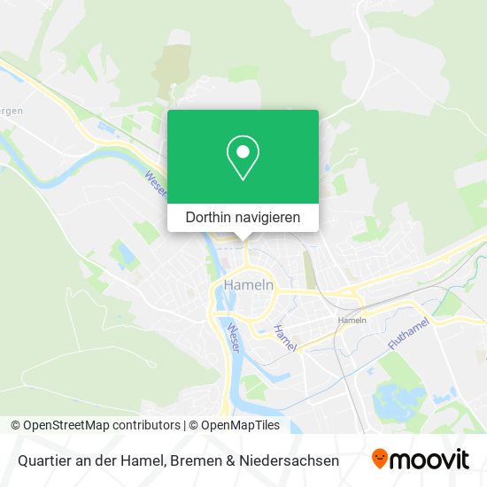 Quartier an der Hamel Karte