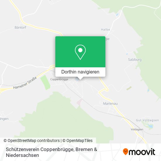 Schützenverein Coppenbrügge Karte