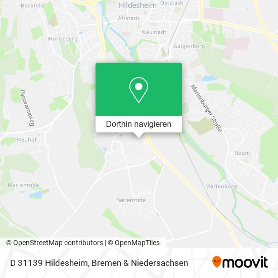 D 31139 Hildesheim Karte