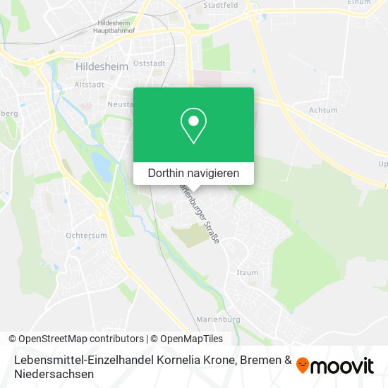 Lebensmittel-Einzelhandel Kornelia Krone Karte