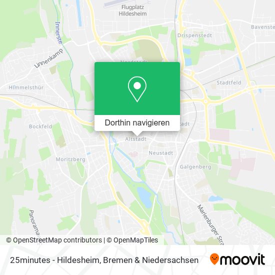 25minutes - Hildesheim Karte