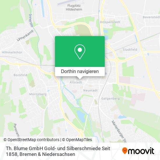 Th. Blume GmbH Gold- und Silberschmiede Seit 1858 Karte