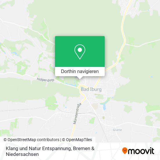 Klang und Natur Entspannung Karte