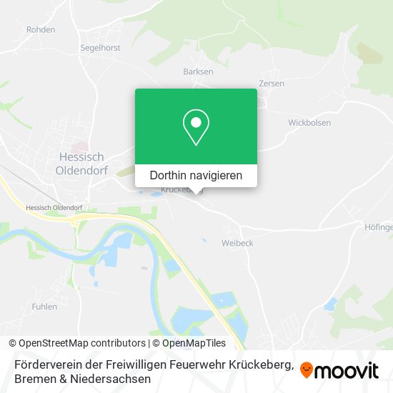 Förderverein der Freiwilligen Feuerwehr Krückeberg Karte