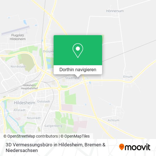 3D Vermessungsbüro in Hildesheim Karte
