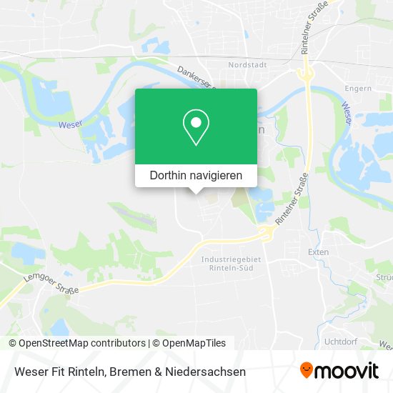 Weser Fit Rinteln Karte