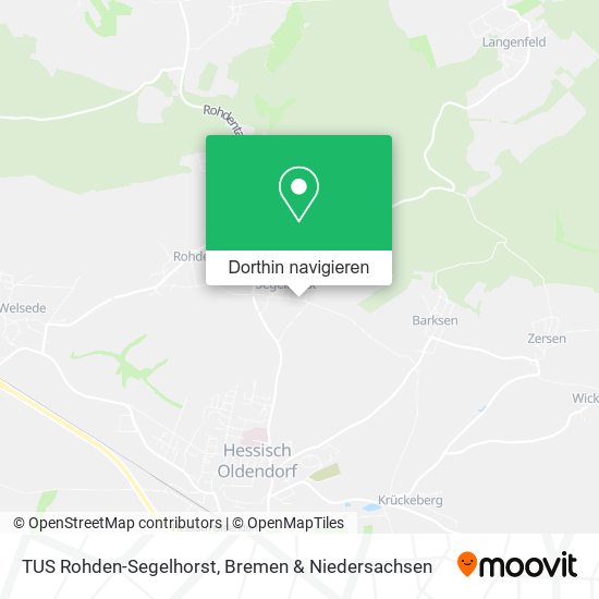 TUS Rohden-Segelhorst Karte