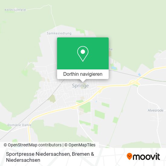 Sportpresse Niedersachsen Karte