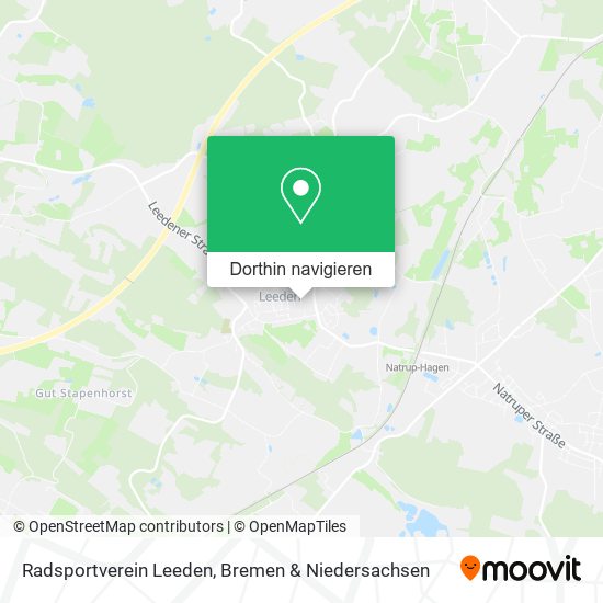 Radsportverein Leeden Karte