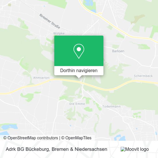 Adrk BG Bückeburg Karte