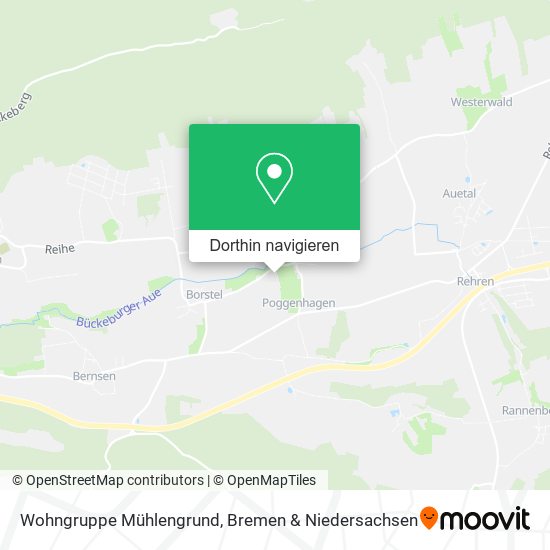 Wohngruppe Mühlengrund Karte