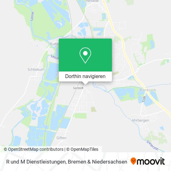 R und M Dienstleistungen Karte