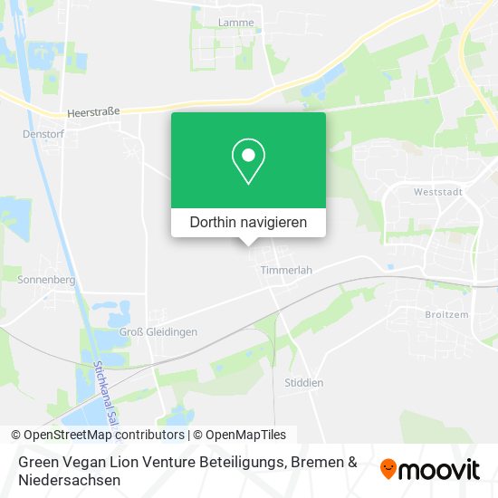 Green Vegan Lion Venture Beteiligungs Karte