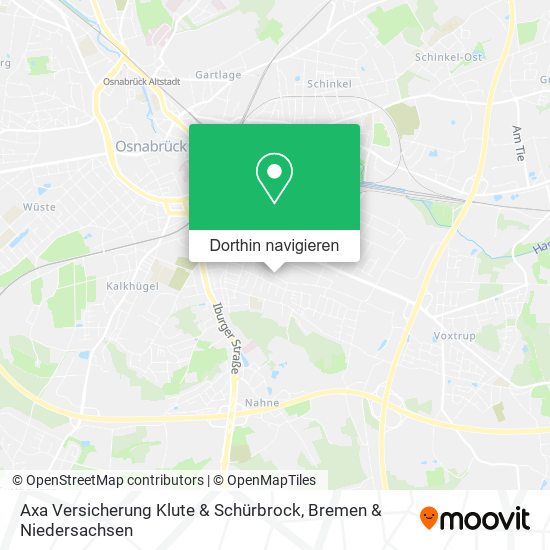 Axa Versicherung Klute & Schürbrock Karte