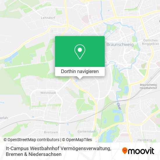 It-Campus Westbahnhof Vermögensverwaltung Karte