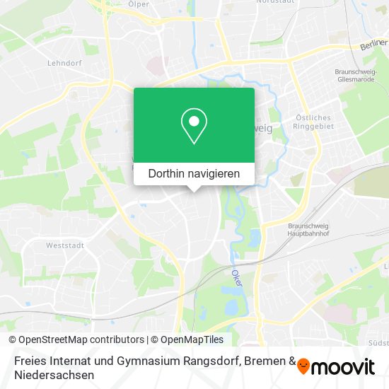Freies Internat und Gymnasium Rangsdorf Karte