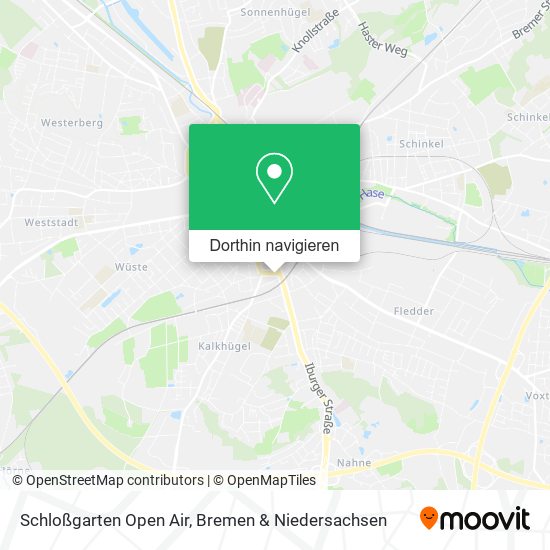 Schloßgarten Open Air Karte