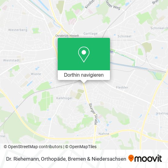 Dr. Riehemann, Orthopäde Karte