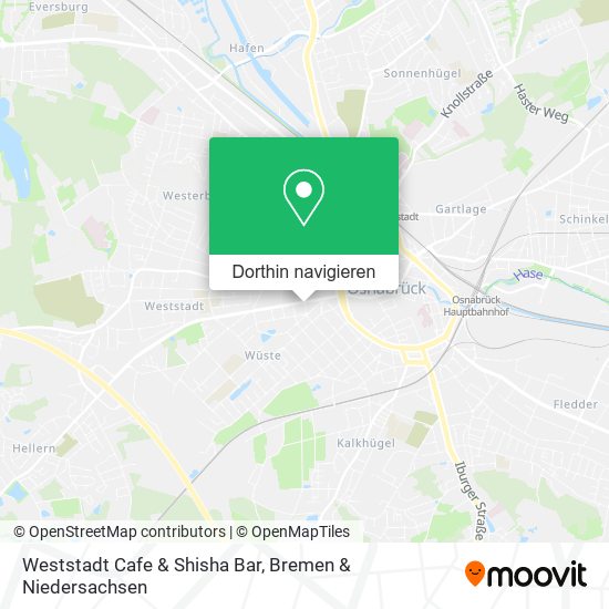 Weststadt Cafe & Shisha Bar Karte