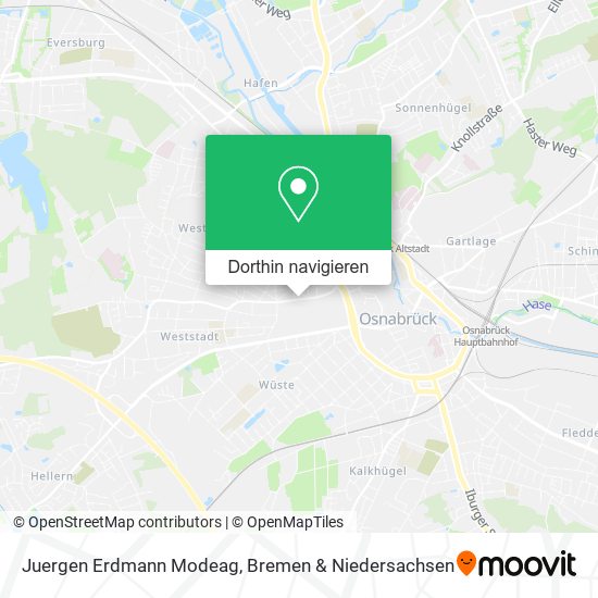 Juergen Erdmann Modeag Karte