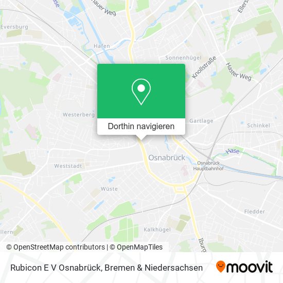 Rubicon E V Osnabrück Karte