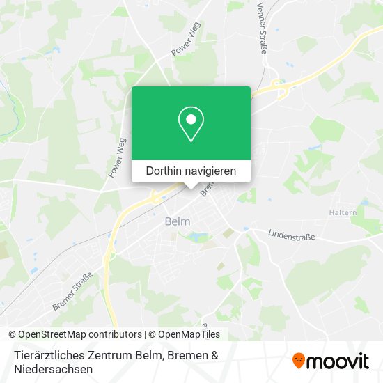 Tierärztliches Zentrum Belm Karte