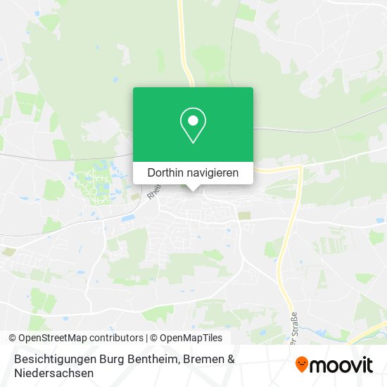 Besichtigungen Burg Bentheim Karte