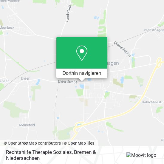 Rechtshilfe Therapie Soziales Karte