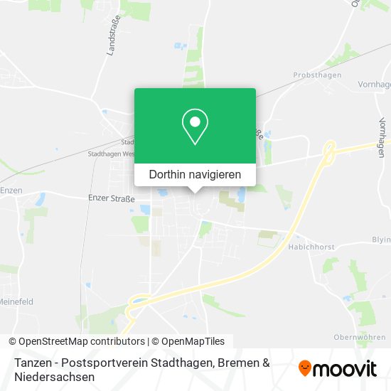 Tanzen - Postsportverein Stadthagen Karte