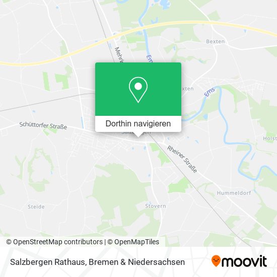 Salzbergen Rathaus Karte