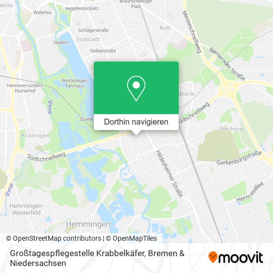 Großtagespflegestelle Krabbelkäfer Karte