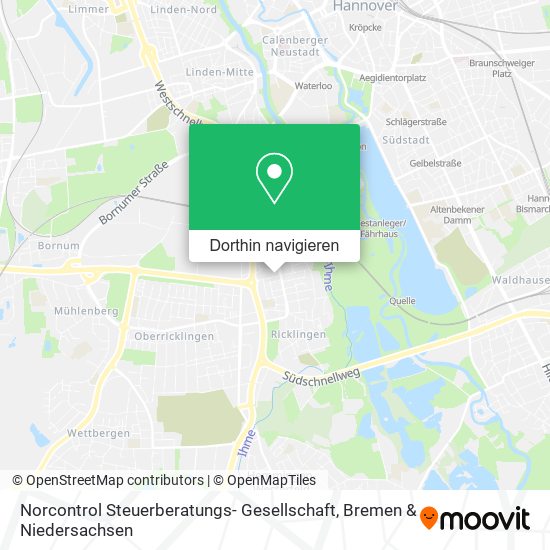 Norcontrol Steuerberatungs- Gesellschaft Karte