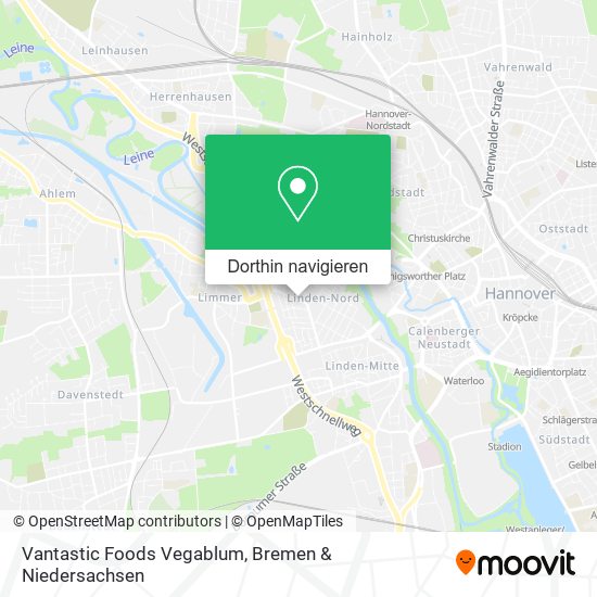 Vantastic Foods Vegablum Karte