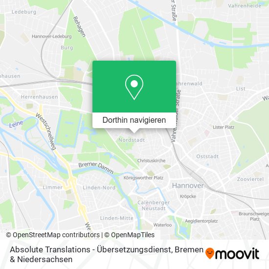 Absolute Translations - Übersetzungsdienst Karte