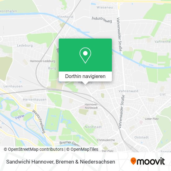 Sandwichi Hannover Karte