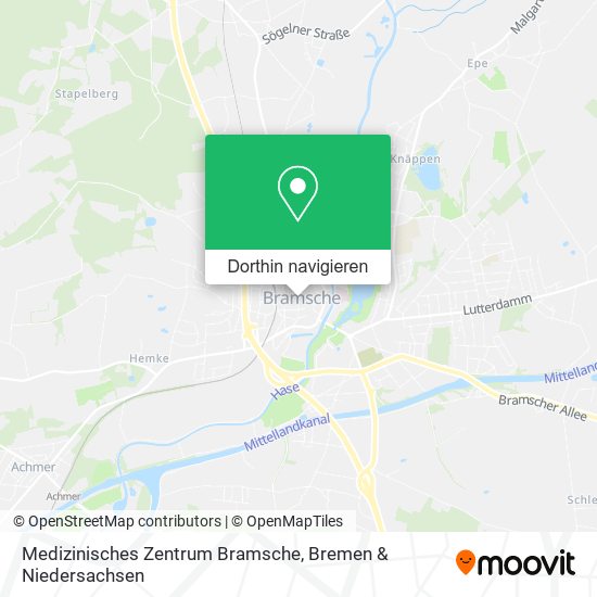 Medizinisches Zentrum Bramsche Karte