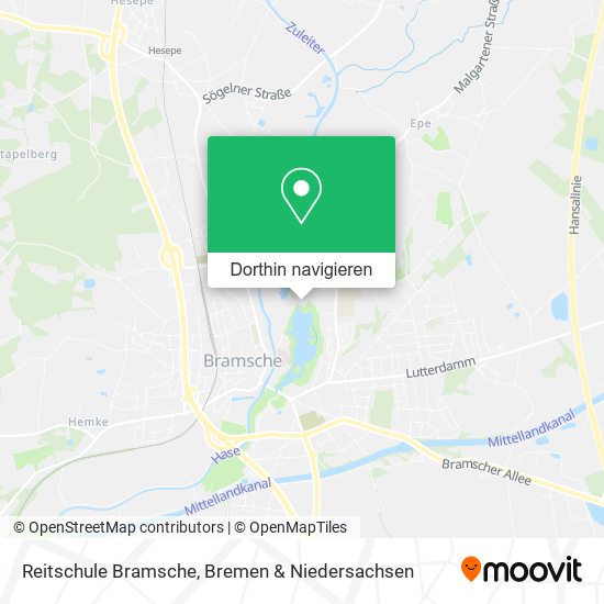 Reitschule Bramsche Karte