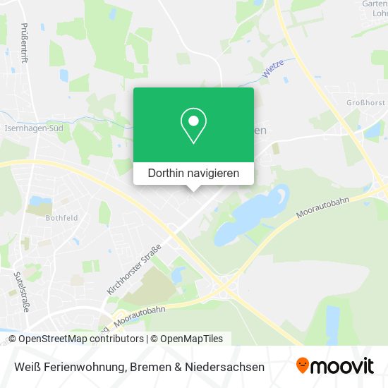 Weiß Ferienwohnung Karte