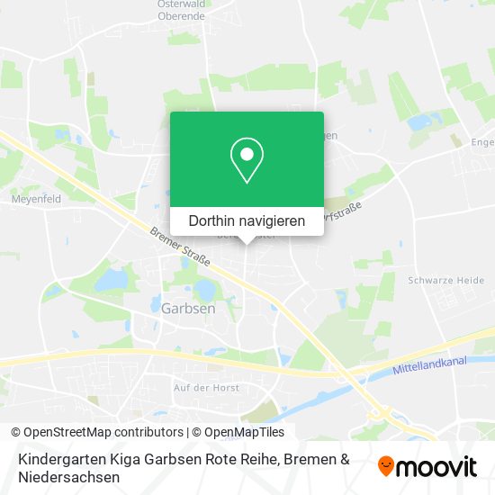 Kindergarten Kiga Garbsen Rote Reihe Karte