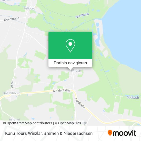 Kanu Tours Winzlar Karte