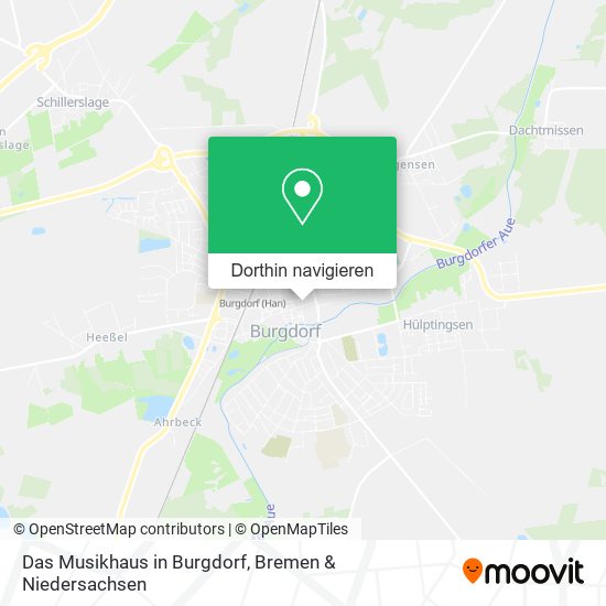 Das Musikhaus in Burgdorf Karte